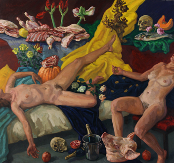 The Epiphany of Danaë; oil on canvas, 200 x 215 cm, 2010
